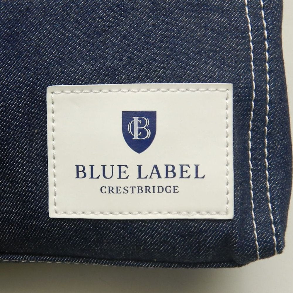 BLUE LABEL CRESTBRIDGE クレストブリッジ 01570-02 トートバッグ コットンデニム インディゴ レディース /253864【中古】