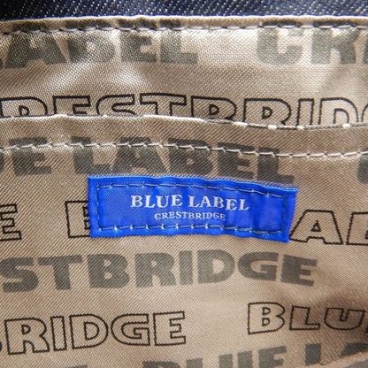 BLUE LABEL CRESTBRIDGE クレストブリッジ 01570-02 トートバッグ コットンデニム インディゴ レディース /253864【中古】