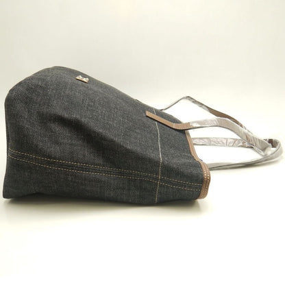BURBERRY BLUE LABEL バーバリー ブルーレーベル 92611808554 トートバッグ コットンキャンバス インディゴ レディース /253865【中古】