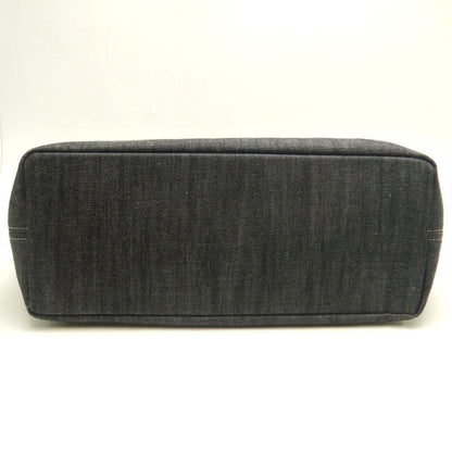 BURBERRY BLUE LABEL バーバリー ブルーレーベル 92611808554 トートバッグ コットンキャンバス インディゴ レディース /253865【中古】