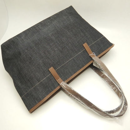 BURBERRY BLUE LABEL バーバリー ブルーレーベル 92611808554 トートバッグ コットンキャンバス インディゴ レディース /253865【中古】