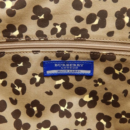 BURBERRY BLUE LABEL バーバリー ブルーレーベル 92611808554 トートバッグ コットンキャンバス インディゴ レディース /253865【中古】