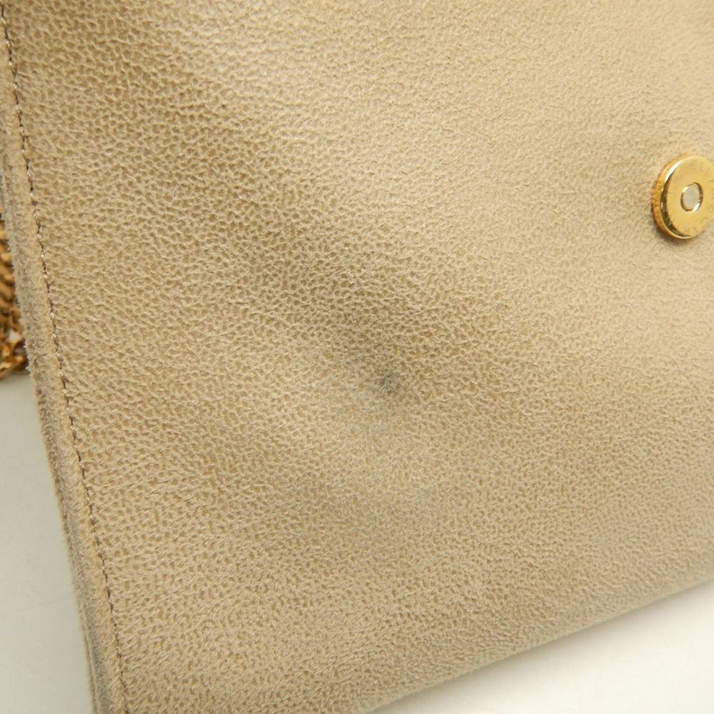Stella McCartney ステラマッカートニー ファラベラ チェーンミニショルダー 581238 ショルダーバッグ ポリエステル ベージュ レディース /253868【中古】