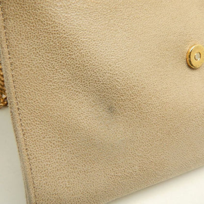 Stella McCartney ステラマッカートニー ファラベラ チェーンミニショルダー 581238 ショルダーバッグ ポリエステル ベージュ レディース /253868【中古】