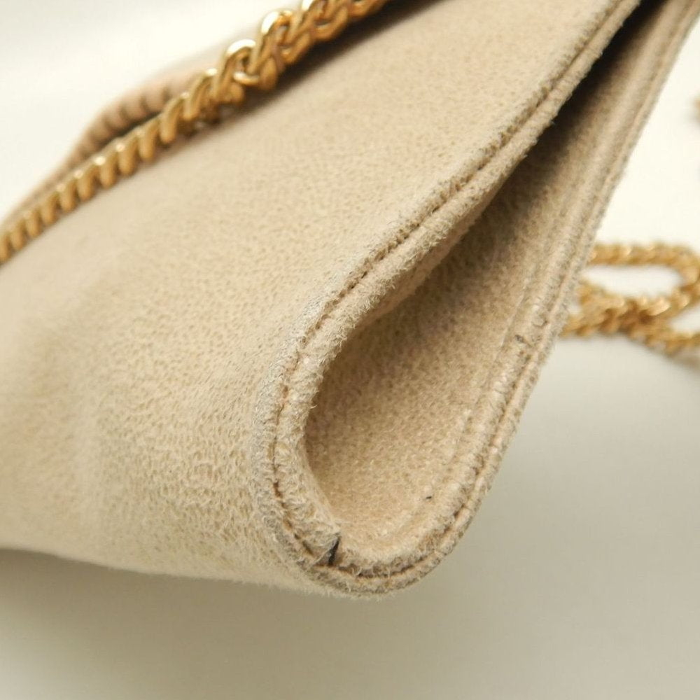 Stella McCartney ステラマッカートニー ファラベラ チェーンミニショルダー 581238 ショルダーバッグ ポリエステル ベージュ レディース /253868【中古】