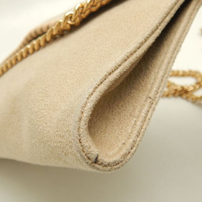 Stella McCartney ステラマッカートニー ファラベラ チェーンミニショルダー 581238 ショルダーバッグ ポリエステル ベージュ レディース /253868【中古】