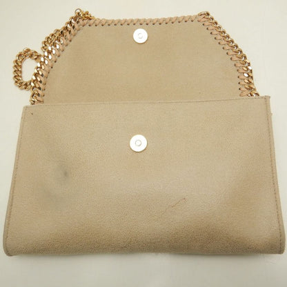 Stella McCartney ステラマッカートニー ファラベラ チェーンミニショルダー 581238 ショルダーバッグ ポリエステル ベージュ レディース /253868【中古】
