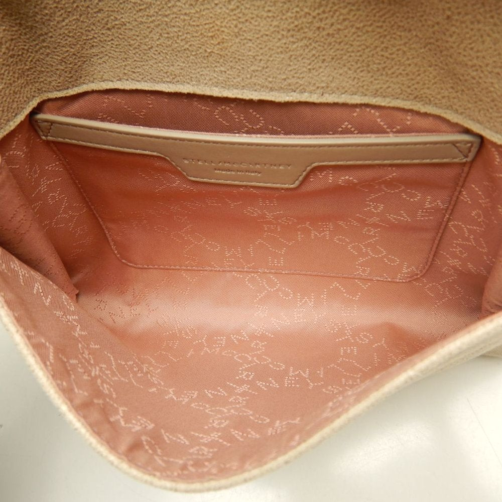 Stella McCartney ステラマッカートニー ファラベラ チェーンミニショルダー 581238 ショルダーバッグ ポリエステル ベージュ レディース /253868【中古】