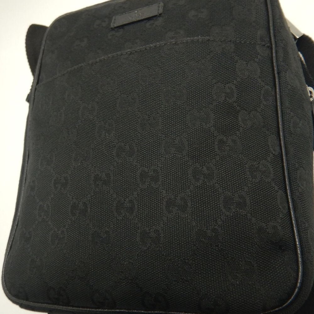 GUCCI グッチ 122759 ショルダーバッグ GGキャンバス ブラック レディース /253869【中古】