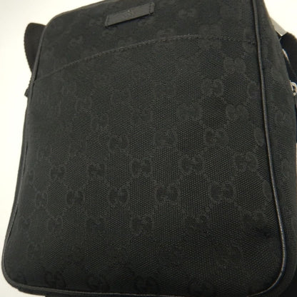 GUCCI グッチ 122759 ショルダーバッグ GGキャンバス ブラック レディース /253869【中古】