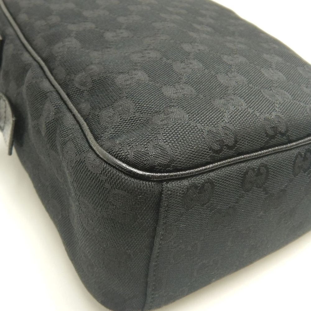 GUCCI グッチ 122759 ショルダーバッグ GGキャンバス ブラック レディース /253869【中古】