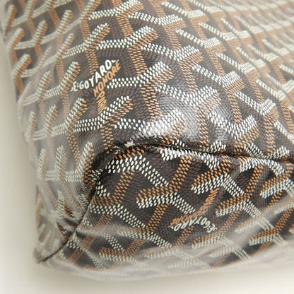 GOYARD ゴヤール サンルイPM STLOUIPMLTY01CL03P トートバッグ ゴヤールディンキャンバス ブラック タン レディース /253873【中古】