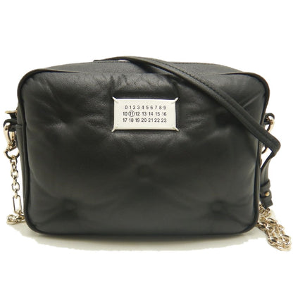 Maison Margiela メゾンマルジェラ グラムスラム チェーンショルダー S56WG0106 ショルダーバッグ ナッパレザー ブラック レディース /253875【中古】