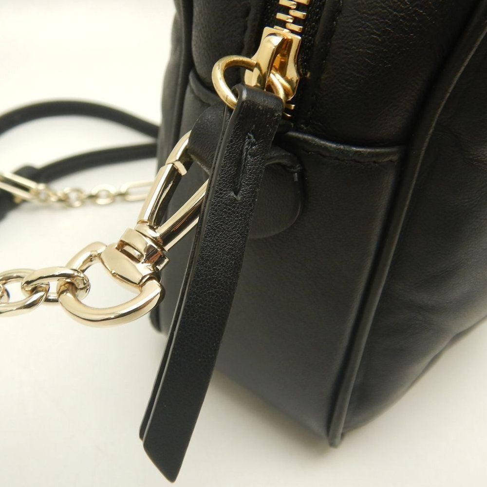 Maison Margiela メゾンマルジェラ グラムスラム チェーンショルダー S56WG0106 ショルダーバッグ ナッパレザー ブラック レディース /253875【中古】