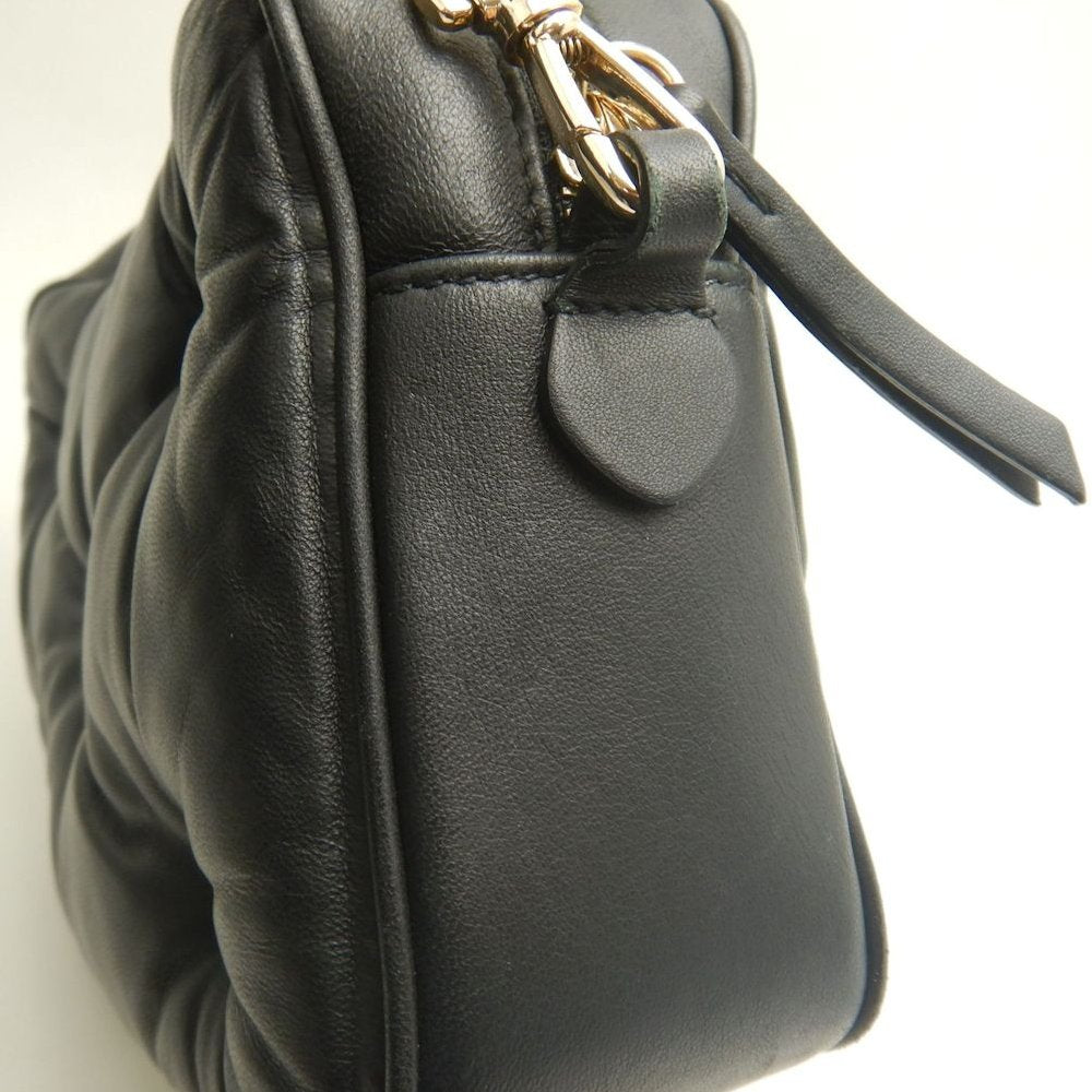 Maison Margiela メゾンマルジェラ グラムスラム チェーンショルダー S56WG0106 ショルダーバッグ ナッパレザー ブラック レディース /253875【中古】
