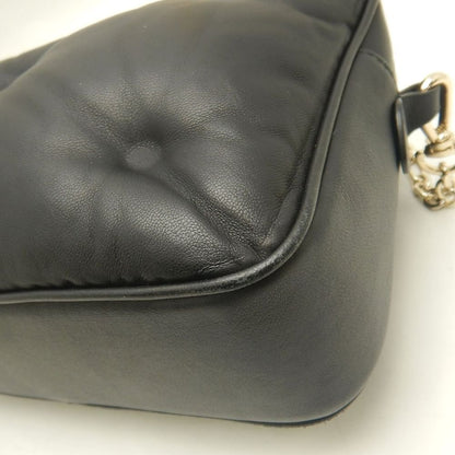 Maison Margiela メゾンマルジェラ グラムスラム チェーンショルダー S56WG0106 ショルダーバッグ ナッパレザー ブラック レディース /253875【中古】