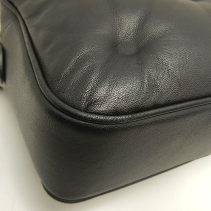 Maison Margiela メゾンマルジェラ グラムスラム チェーンショルダー S56WG0106 ショルダーバッグ ナッパレザー ブラック レディース /253875【中古】