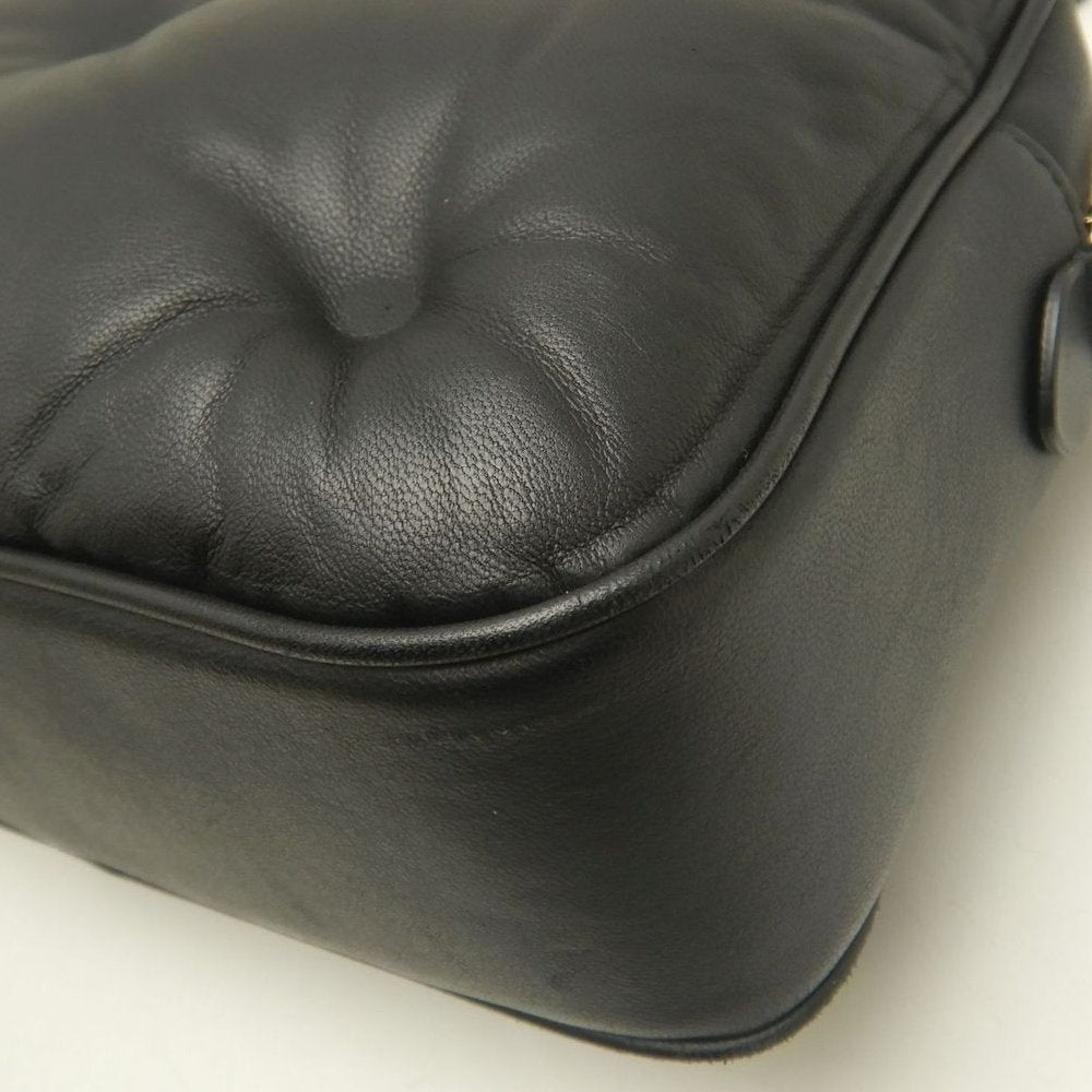 Maison Margiela メゾンマルジェラ グラムスラム チェーンショルダー S56WG0106 ショルダーバッグ ナッパレザー ブラック レディース /253875【中古】
