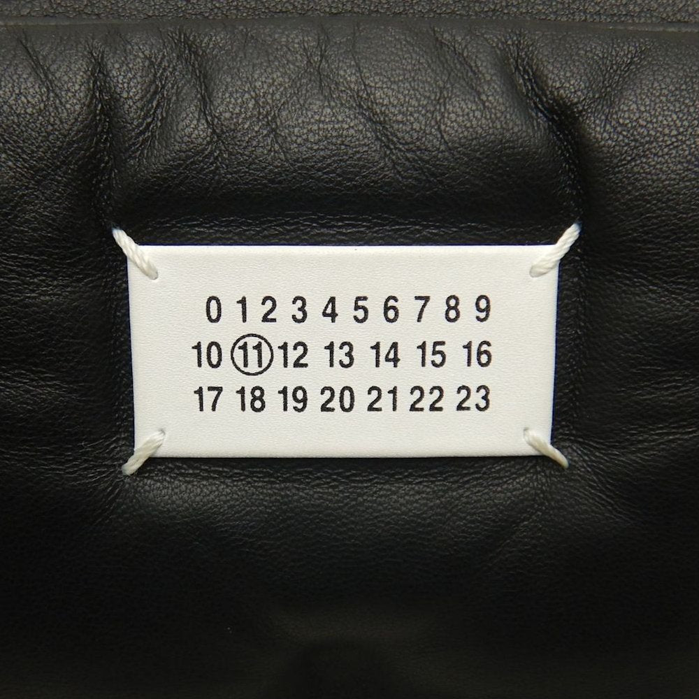 Maison Margiela メゾンマルジェラ グラムスラム チェーンショルダー S56WG0106 ショルダーバッグ ナッパレザー ブラック レディース /253875【中古】