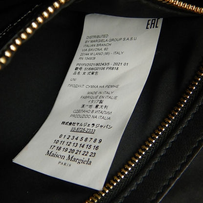 Maison Margiela メゾンマルジェラ グラムスラム チェーンショルダー S56WG0106 ショルダーバッグ ナッパレザー ブラック レディース /253875【中古】