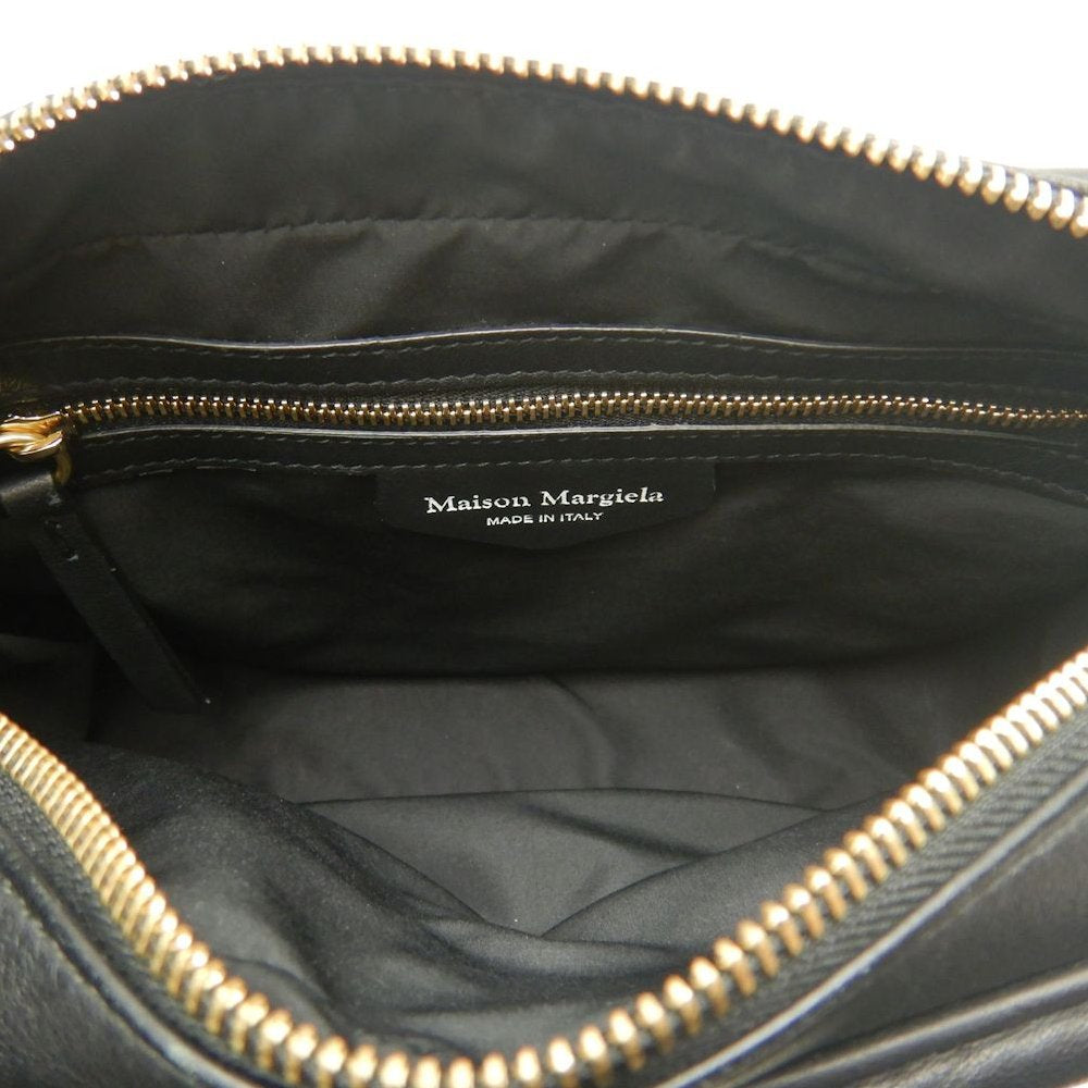 Maison Margiela メゾンマルジェラ グラムスラム チェーンショルダー S56WG0106 ショルダーバッグ ナッパレザー ブラック レディース /253875【中古】