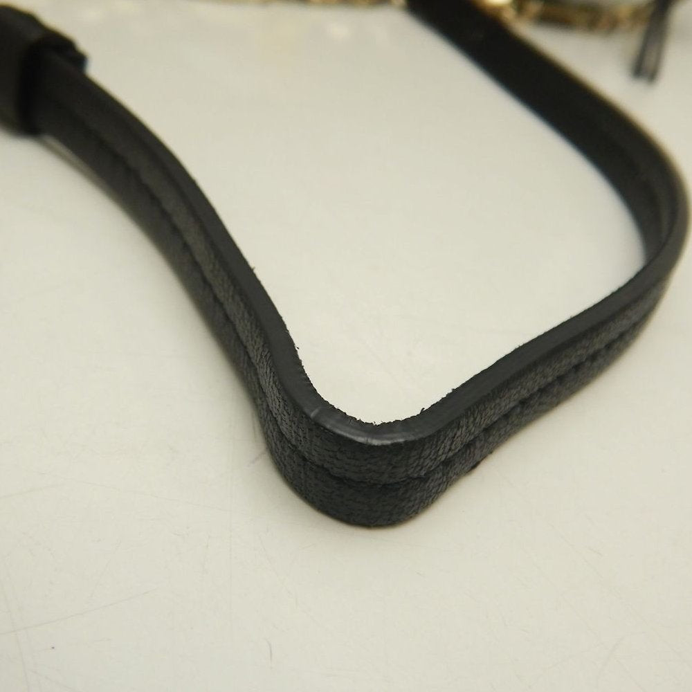 Maison Margiela メゾンマルジェラ グラムスラム チェーンショルダー S56WG0106 ショルダーバッグ ナッパレザー ブラック レディース /253875【中古】