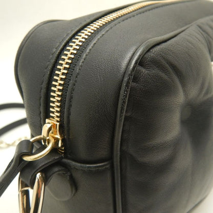 Maison Margiela メゾンマルジェラ グラムスラム チェーンショルダー S56WG0106 ショルダーバッグ ナッパレザー ブラック レディース /253875【中古】