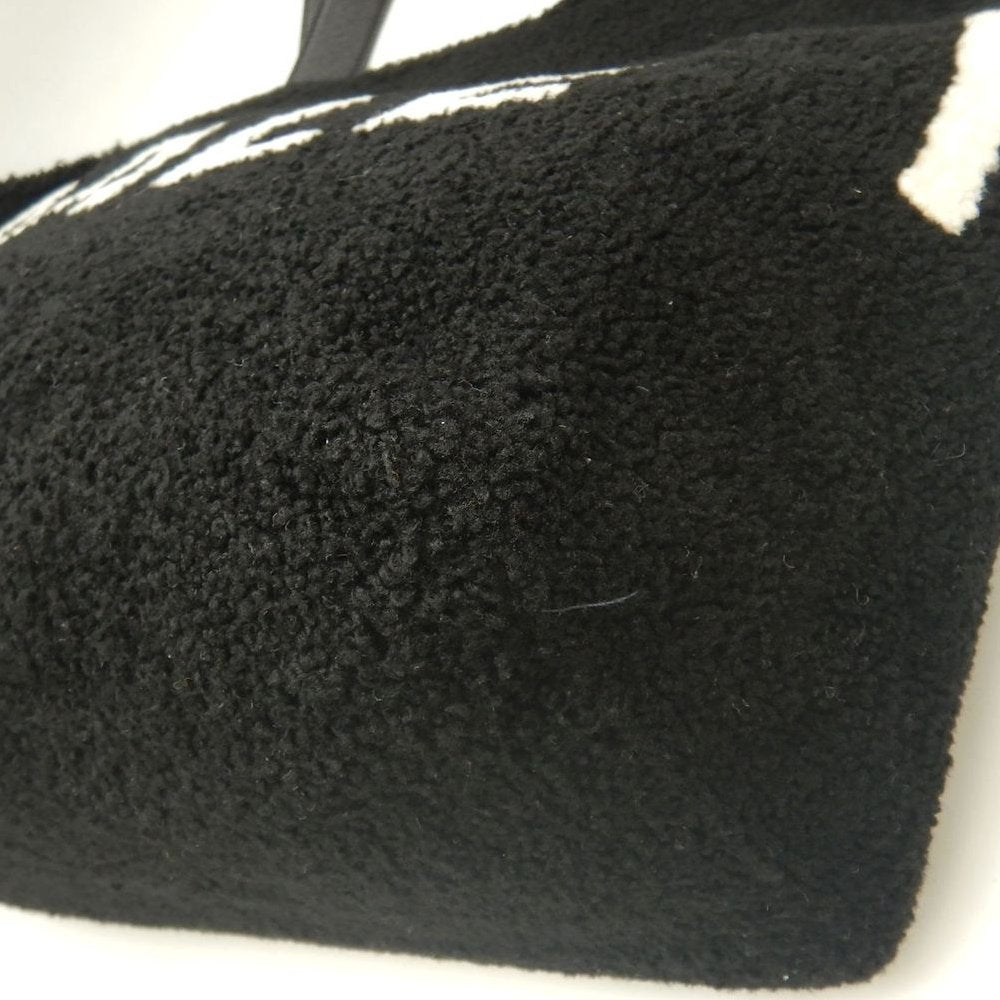 BALENCIAGA バレンシアガ シアリングトート 529127 トートバッグ ムートンxレザー ブラック レディース /253876【中古】