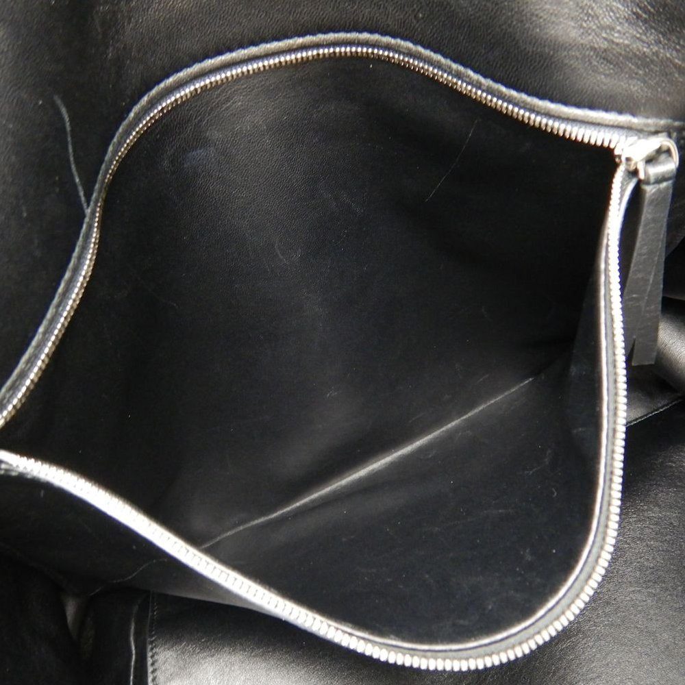 BALENCIAGA バレンシアガ シアリングトート 529127 トートバッグ ムートンxレザー ブラック レディース /253876【中古】