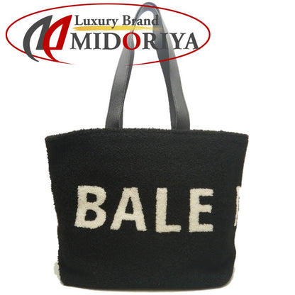 BALENCIAGA バレンシアガ シアリングトート 529127 トートバッグ ムートンxレザー ブラック レディース /253876【中古】