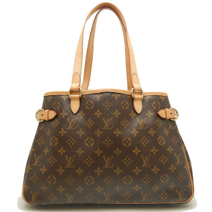 LOUIS VUITTON ルイヴィトン モノグラム バティニョールオリゾンタル M51154 トートバッグ ブラウン レディース /253878【中古】