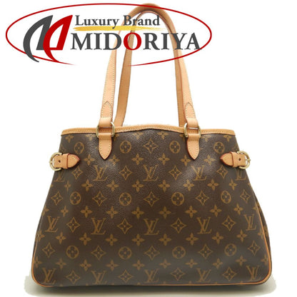 LOUIS VUITTON ルイヴィトン モノグラム バティニョールオリゾンタル M51154 トートバッグ ブラウン レディース /253878【中古】