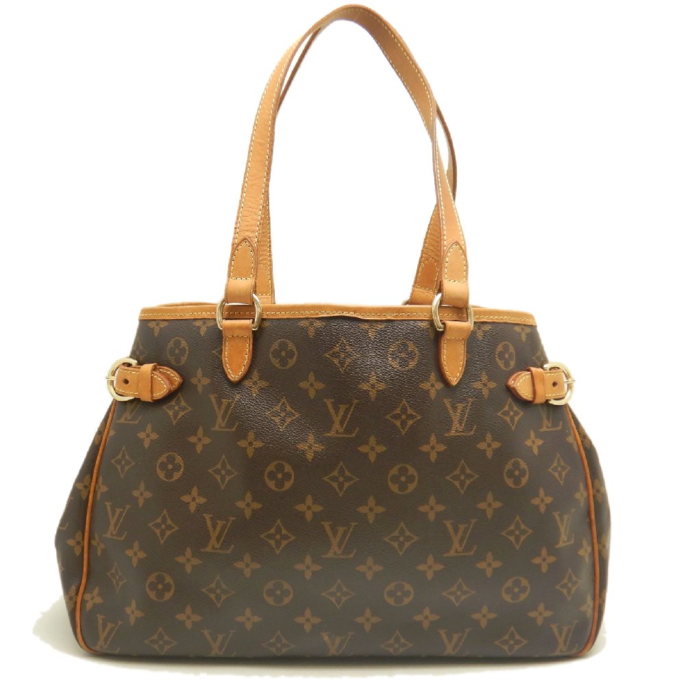 LOUIS VUITTON ルイヴィトン モノグラム バティニョールオリゾンタル M51154 トートバッグ ブラウン レディース /253879【中古】