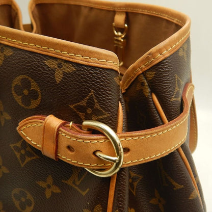 LOUIS VUITTON ルイヴィトン モノグラム バティニョールオリゾンタル M51154 トートバッグ ブラウン レディース /253879【中古】
