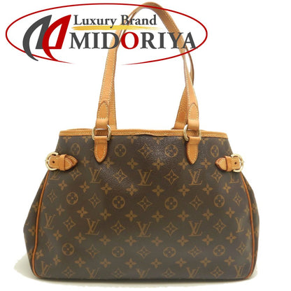 LOUIS VUITTON ルイヴィトン モノグラム バティニョールオリゾンタル M51154 トートバッグ ブラウン レディース /253879【中古】