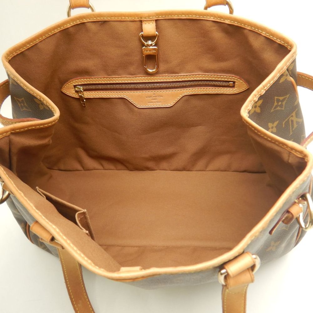 LOUIS VUITTON ルイヴィトン モノグラム バティニョールオリゾンタル M51154 トートバッグ ブラウン レディース /253879【中古】