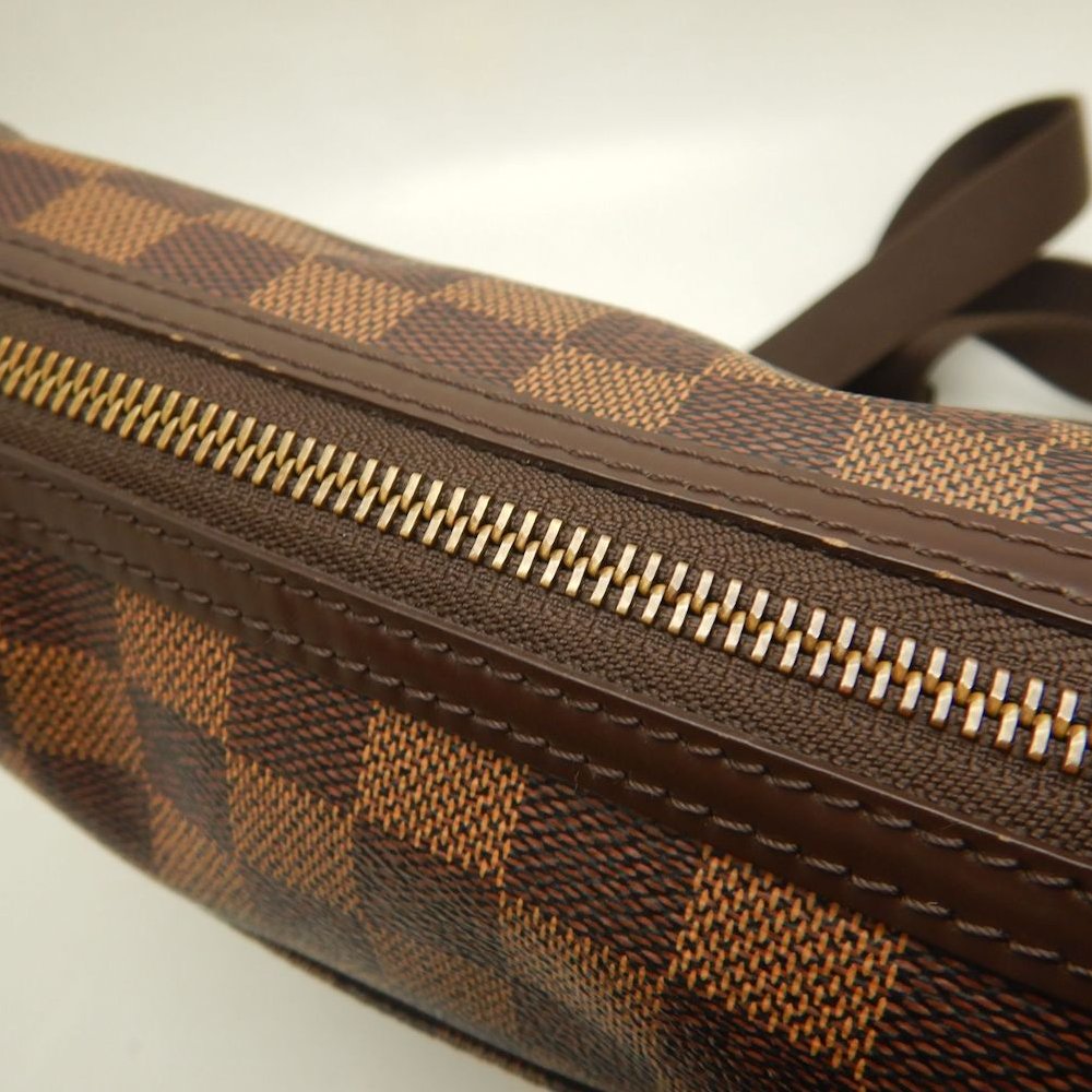 LOUIS VUITTON ルイヴィトン ダミエ トロターボブール N41135 ショルダーバッグ エベヌ レディース /253880【中古】