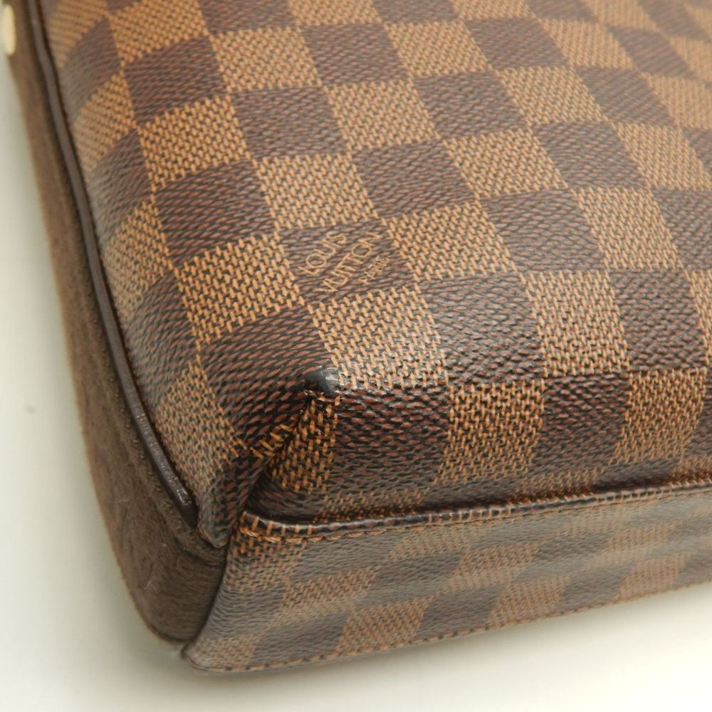 LOUIS VUITTON ルイヴィトン ダミエ トロターボブール N41135 ショルダーバッグ エベヌ レディース /253880【中古】