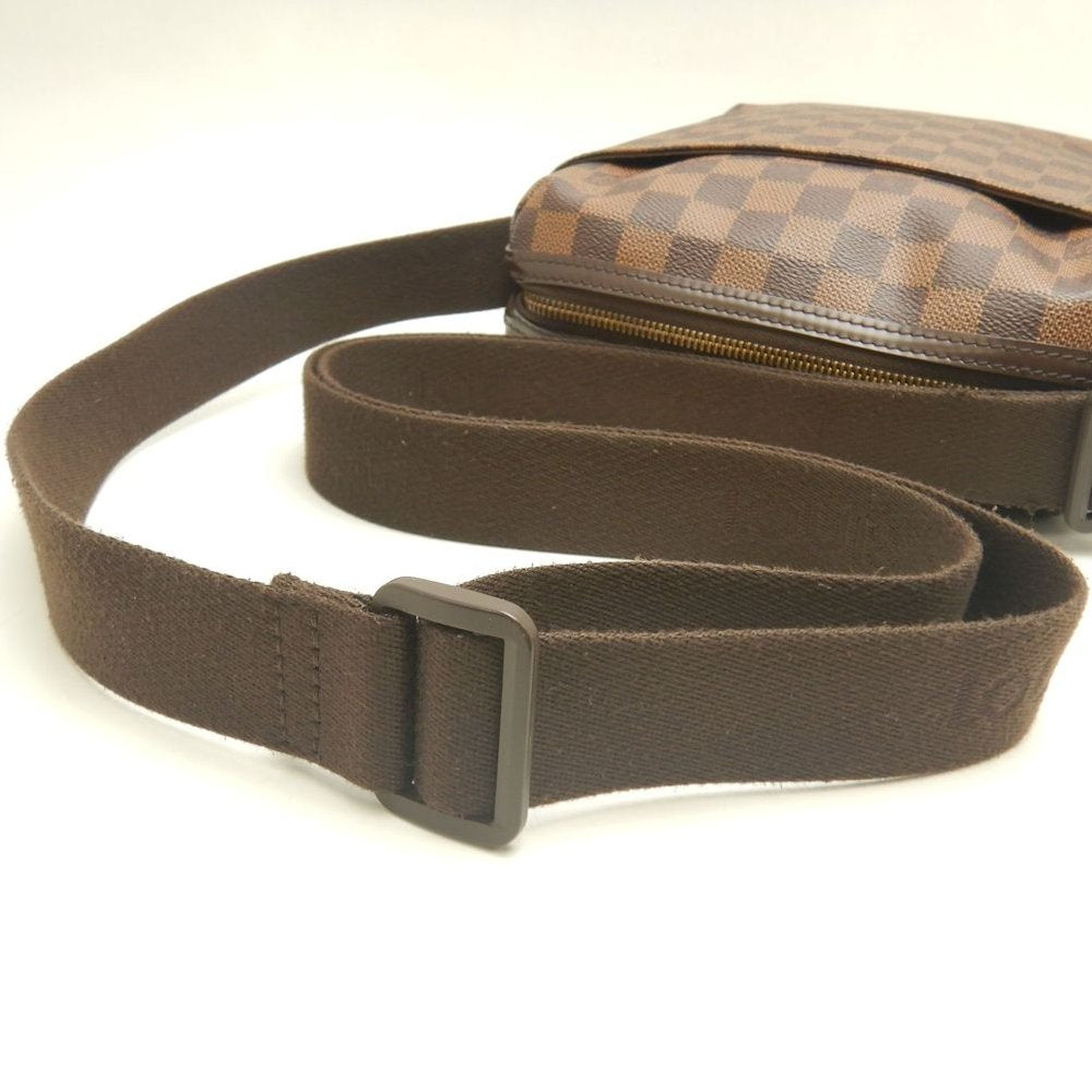 LOUIS VUITTON ルイヴィトン ダミエ トロターボブール N41135 ショルダーバッグ エベヌ レディース /253880【中古】