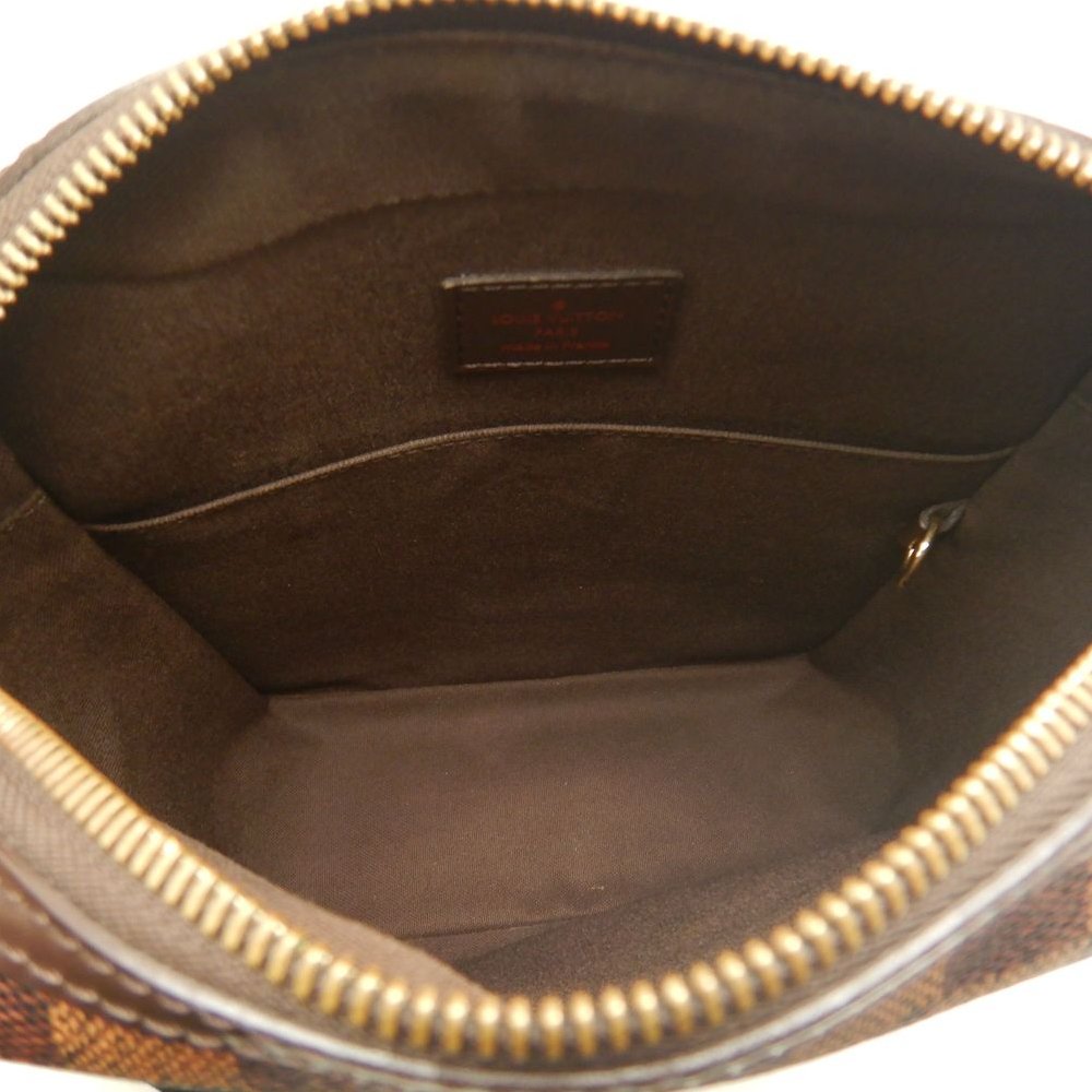 LOUIS VUITTON ルイヴィトン ダミエ トロターボブール N41135 ショルダーバッグ エベヌ レディース /253880【中古】