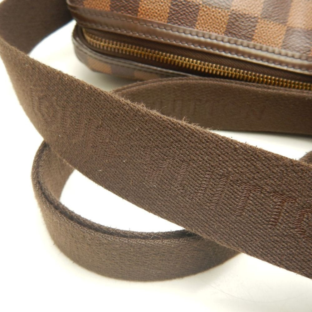 LOUIS VUITTON ルイヴィトン ダミエ トロターボブール N41135 ショルダーバッグ エベヌ レディース /253880【中古】
