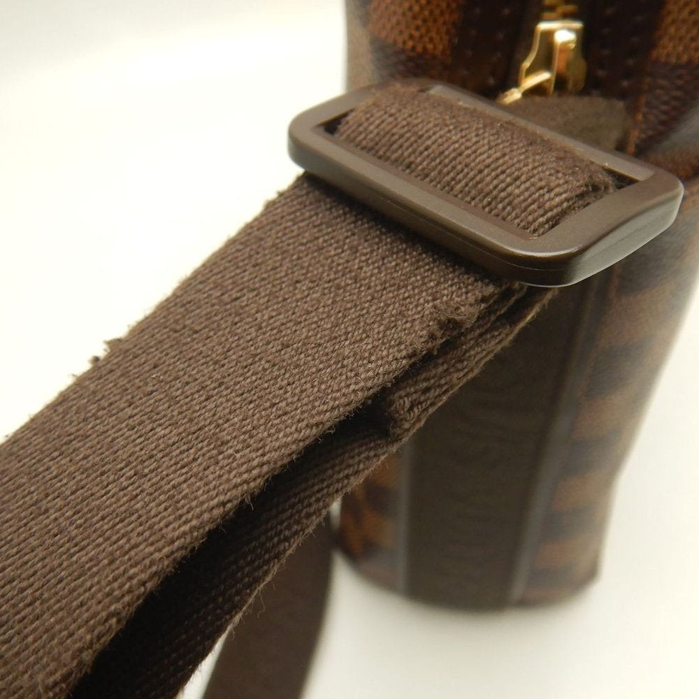 LOUIS VUITTON ルイヴィトン ダミエ トロターボブール N41135 ショルダーバッグ エベヌ レディース /253880【中古】