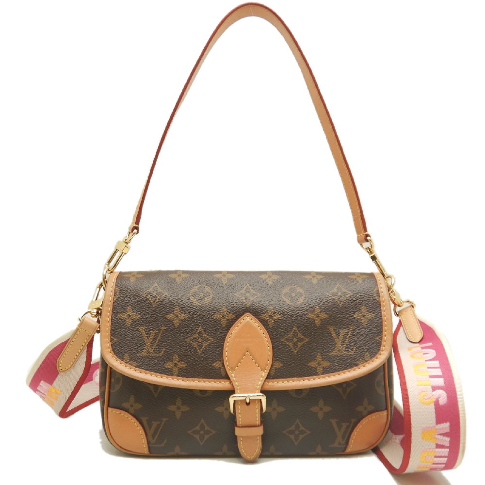 LOUIS VUITTON ルイヴィトン モノグラム ディアヌ NM PM M46049 ショルダーバッグ ブラウン レディース /253881【中古】