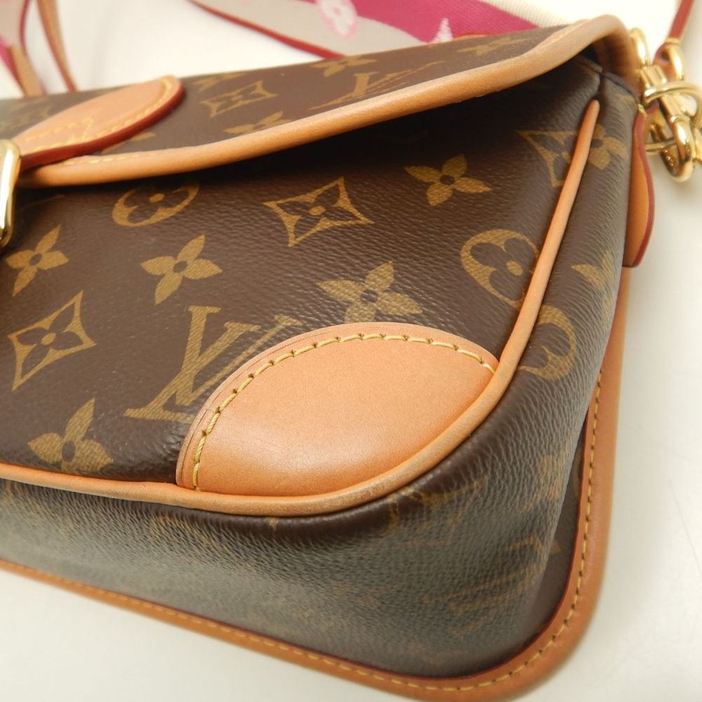 LOUIS VUITTON ルイヴィトン モノグラム ディアヌ NM PM M46049 ショルダーバッグ ブラウン レディース /253881【中古】