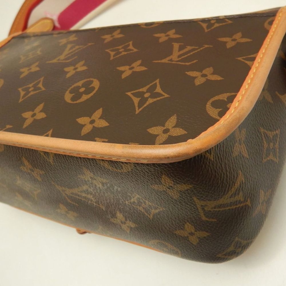 LOUIS VUITTON ルイヴィトン モノグラム ディアヌ NM PM M46049 ショルダーバッグ ブラウン レディース /253881【中古】