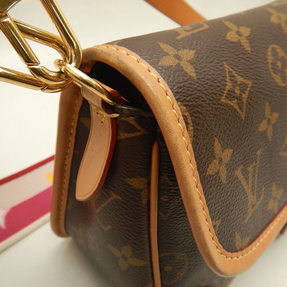 LOUIS VUITTON ルイヴィトン モノグラム ディアヌ NM PM M46049 ショルダーバッグ ブラウン レディース /253881【中古】