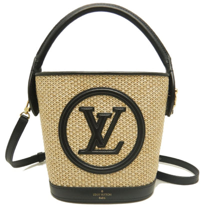LOUIS VUITTON ルイヴィトン スプリング･インザシティ プティバケット M59961 2022SS ハンドバッグ ベージュ ブラック レディース /253883【中古】