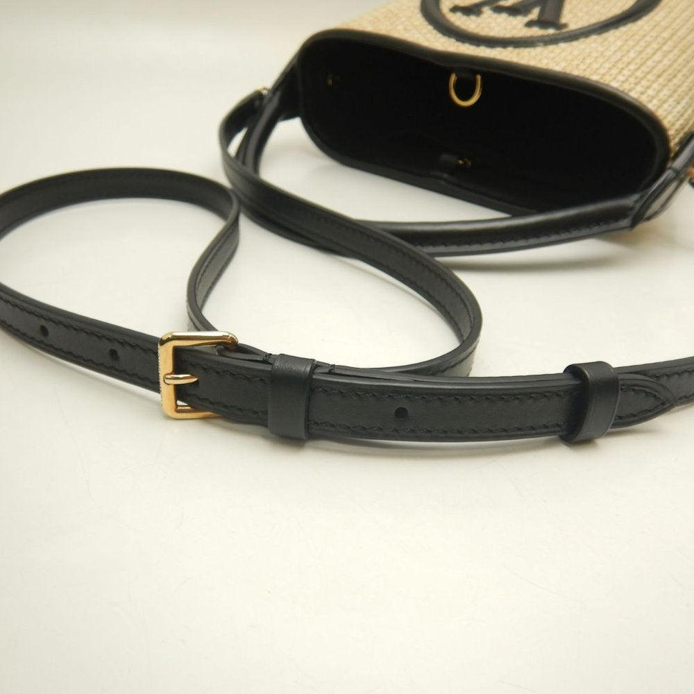 LOUIS VUITTON ルイヴィトン スプリング･インザシティ プティバケット M59961 2022SS ハンドバッグ ベージュ ブラック レディース /253883【中古】