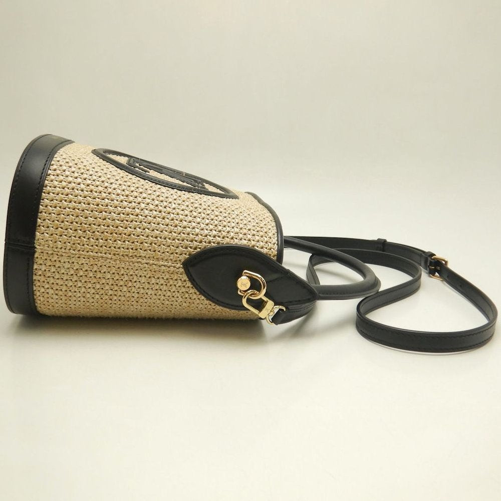 LOUIS VUITTON ルイヴィトン スプリング･インザシティ プティバケット M59961 2022SS ハンドバッグ ベージュ ブラック レディース /253883【中古】