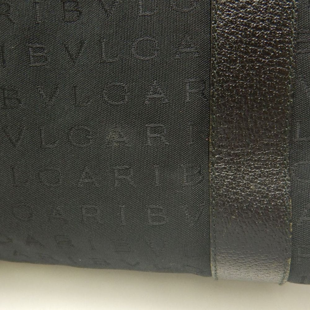 BVLGARI ブルガリ ロゴマニア トートバッグ キャンバス ブラック レディース /253884【中古】